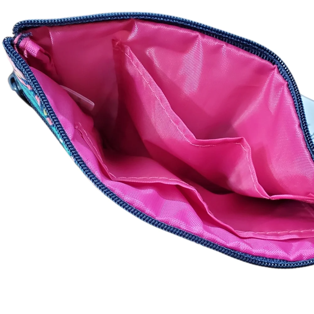 Simply Southern Blue and Pink Paisley Pouch Set NWT